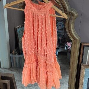 Orange Sleeveless Women's Top Cato Size L